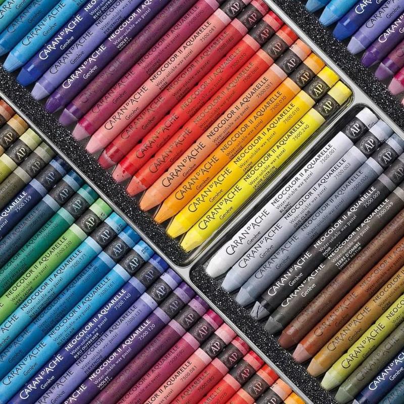 Giz Pastel Aquarelável Caran D'ache Neocolor II C/84 - Caixa - Giz